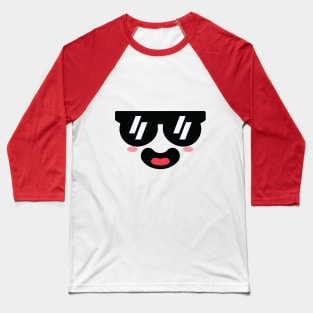 Smile face cartoon Baseball T-Shirt